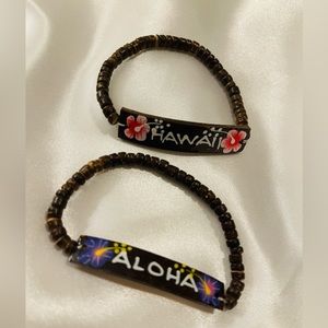 🌸2 Hawaii Aloha bracelets